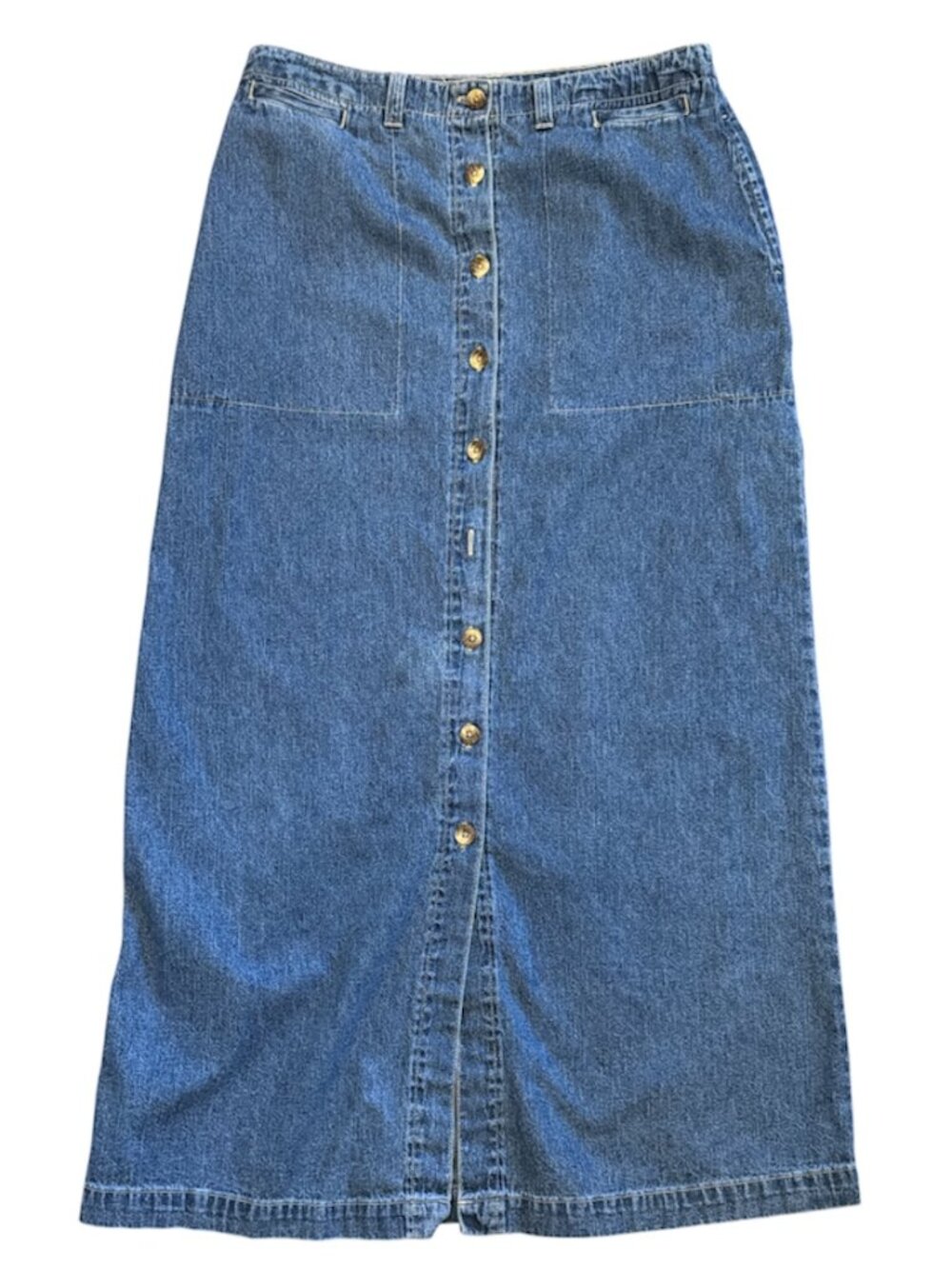 White Stag Long Denim Jean Skirt